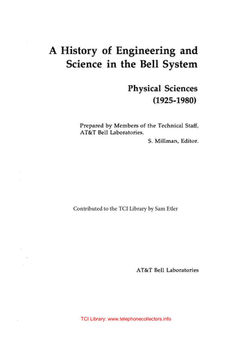 BTL History 4: Physical Sciences - 1983