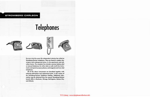 SC Catalog 1960 - Section A Telephones