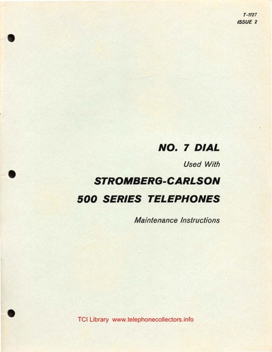 SC T-1127 i2 - No. 7 dials