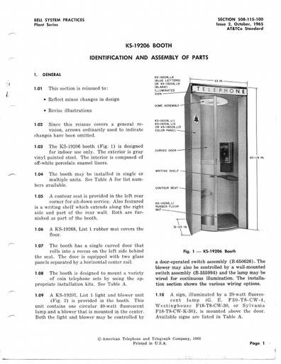 KS-19206 Booth I.D.-  BSP