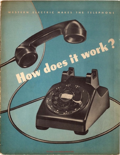 1955ca WE - How does it work? - Telephones - The WE500