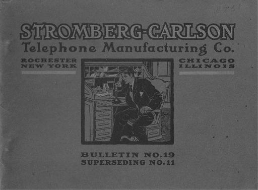 SC Bulletin   19 -1905 - Generator Call Telephones
