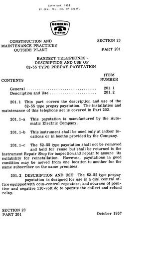 GSP Sect.23-Part 201 ~ 62-55-Type Prepay Paystation Description