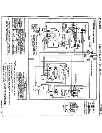 300 Series Desk Telephones, 332aw Tl