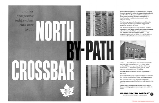 North Electric Ad - By-Path Crossbar