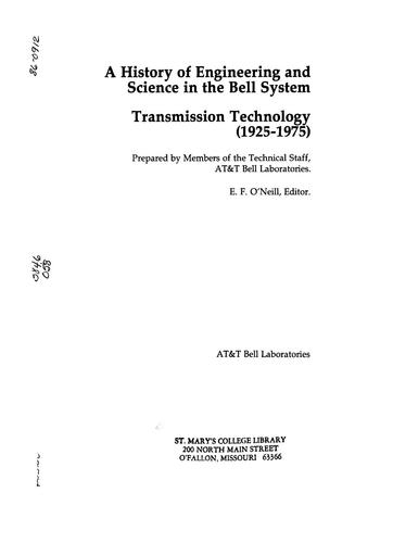 BTL History 7: Transmission Technology 1985