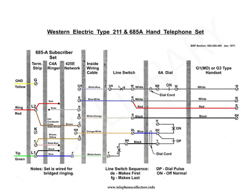 WE 211-type w/ 685A Subset - Wiring