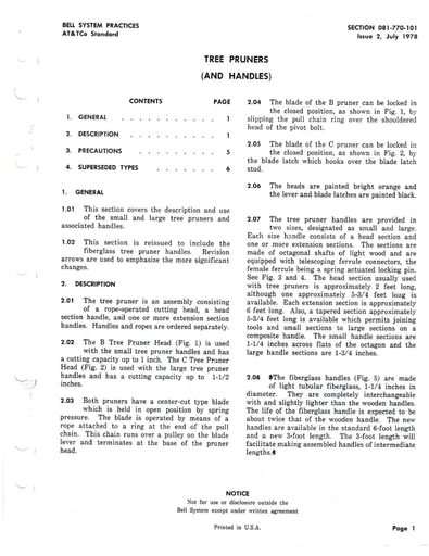 081-770-101 i2 Jul78 - Tree Pruners