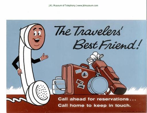BOOTH AD TRAVELERS BEST FRIEND INDIANA BELL JUL AUG 1964