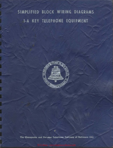 WE C&P - Simplified Block Wiring Diagrams 1951 - 1A KTS