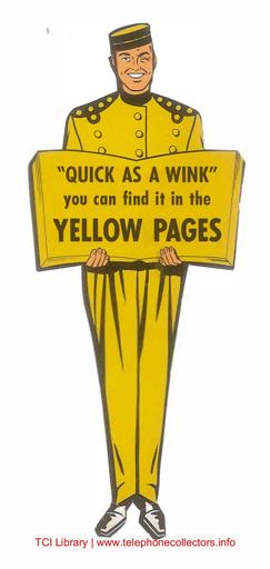 Ad Quick as a Wink Yellow Pages