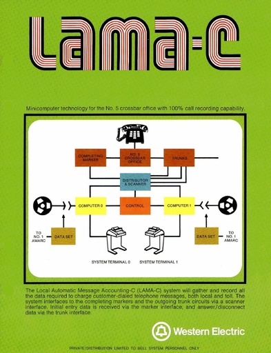1973, 1974 - Automatic Message Accounting Brochures (4)