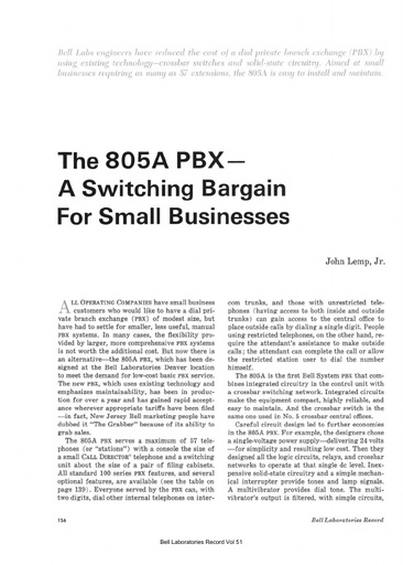 73May BLR P136 805A PBX