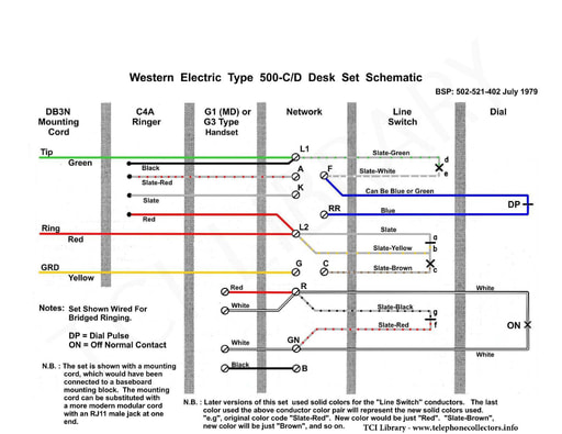 WE 500 C D Wiring