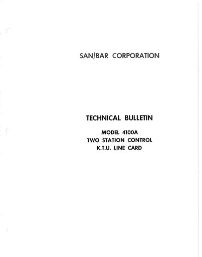 4100A Line Card Tech Description 042508