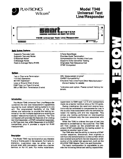 Wilcom T346 - Responder Operator's Manual 06810808 i3 Mar85 (enh Contrast)