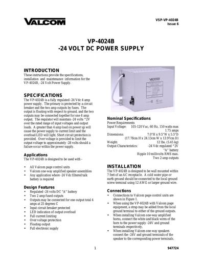 Vp-4024b Bc