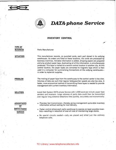 Data-Phone Service Document