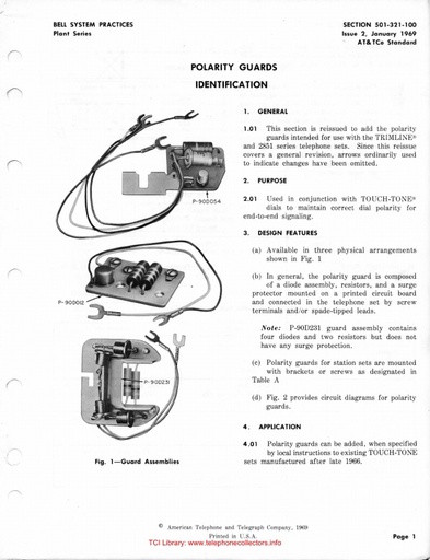 501-321-100 i2 Jan69 - Polarity Guards