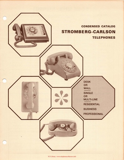 SC Catalog 1967 - 2 - Condensed Catalog - Telephones
