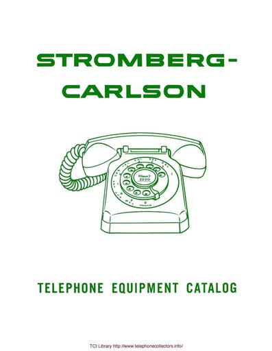 SC Catalog 1960 - Section A - Telephones - Sep60