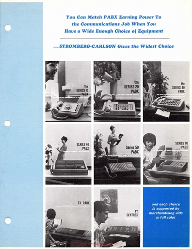 SC Catalog 1967 - 3 - Condensed Catalog - PABX