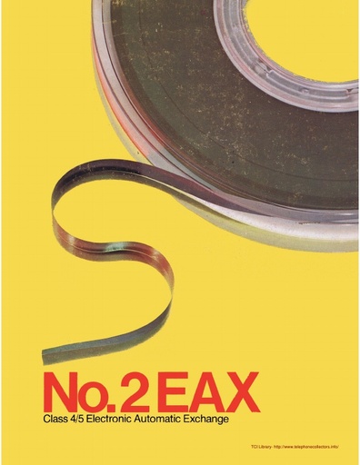 GTE Automatic Electric - No 2 EAX Brochure