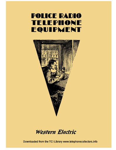 30 - WE WECO-881 May30 - Police Radio Telelephone Equipment