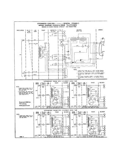 1543, 1544, 1546, 1553 and 1556 Telephones, SC1546W2 Tl