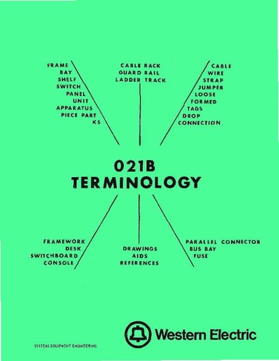 1977 021B Terminology - Bell System Training
