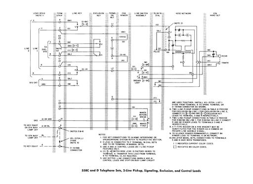 500 Series Wall Telephones, 558cd Tl