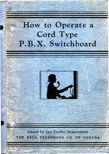 1935 - Bell Canada How To Operate PBX