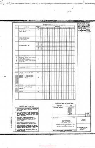 SD-69395-01 - Dark Enviornment Lamp Control Circuit 112A