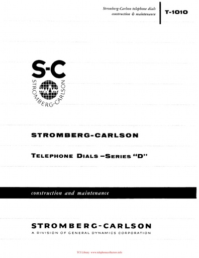 SC T-1010 i1 - D-series dials