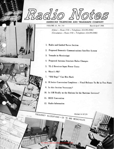 ATT Radio Notes 1966 03 Mar Apr