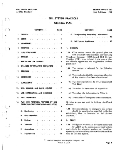 000-010-010 i7 Oct80 - BSP 9-Digit Series - General Plan