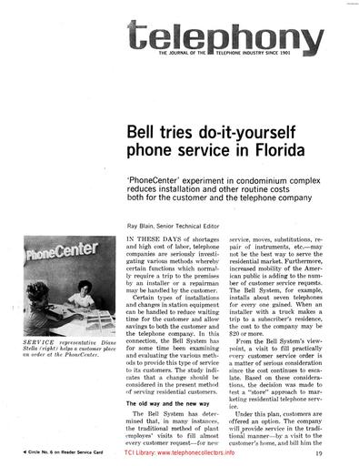 Telephony Oct 24 1970 - Phone Center Store