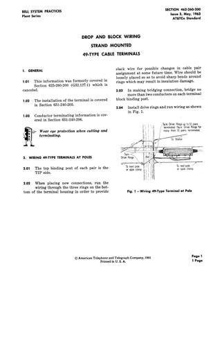 462-260-200 49-Type Cable Terminals