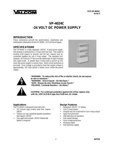 Vp-4024c Bc