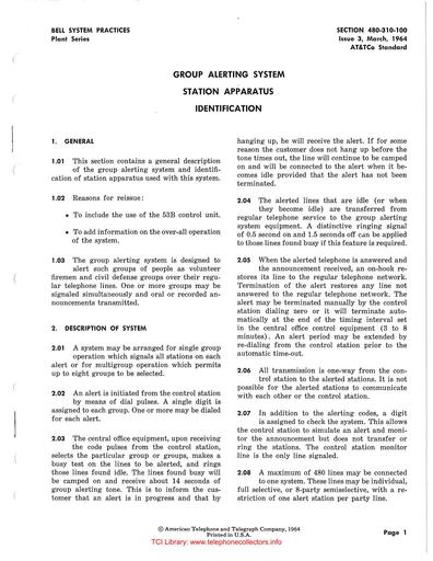 480-310-100 i3 Mar64 - Group Alerting System ID