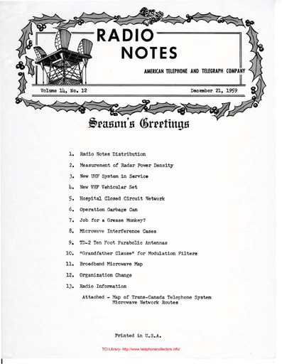 ATT Radio Notes 1959 12 Dec 21