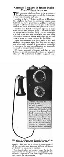 Honolulu Telephone Set