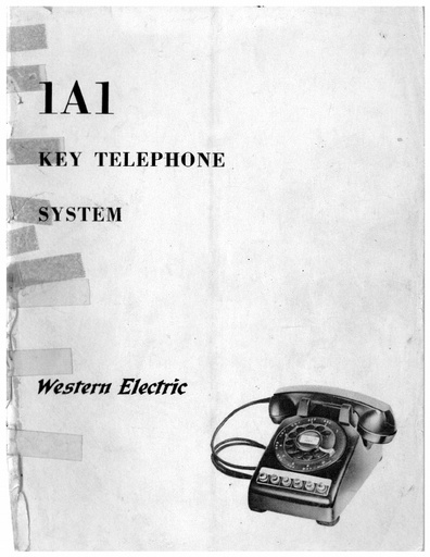 1A1 Key Telephone System - 1955