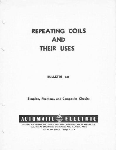 AE Bulletin 331 - Repeating Coils