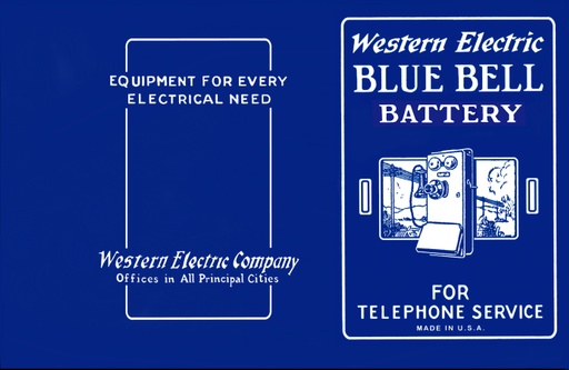 Battery Label 3 - WE Blue Bell Battery 1924