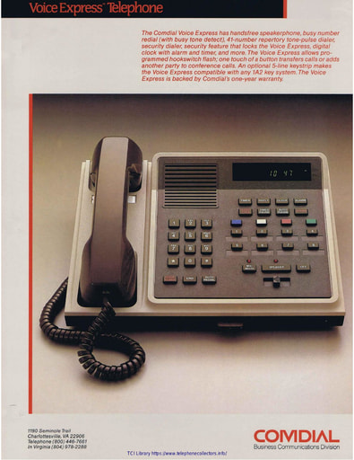 Comdial Voice Express Tel - Brochure