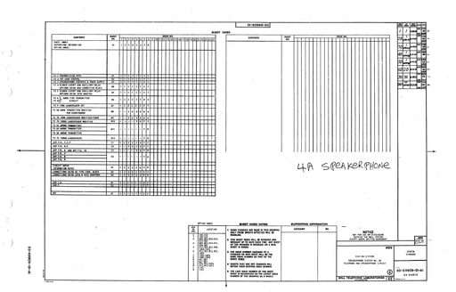 SD-69909-01 i8D1 Aug79 - 4A Speakerphone