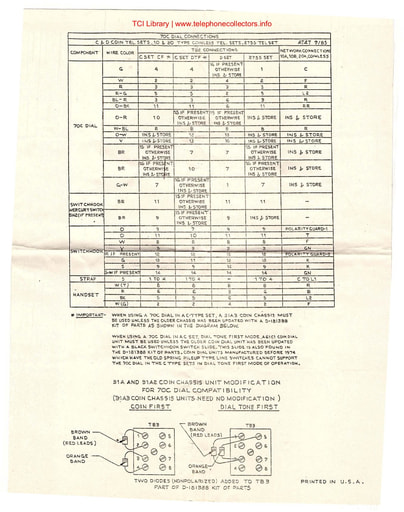 Western Electric 70 C Touch-Tone dial. For use in WE 1C,1D,10a and 20A payphones.