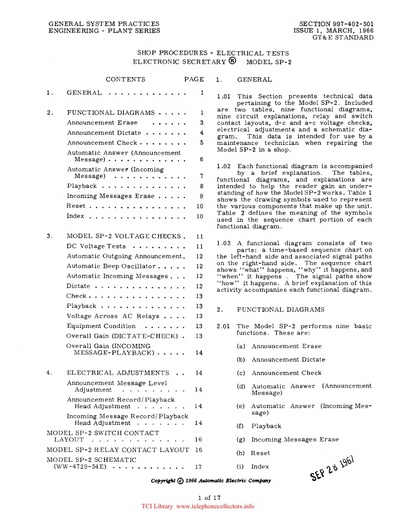 GSP GTEP 997-402-501 i1 Mar66 - Electronic Sec SP-2 - Shop Procedures Elec Tests