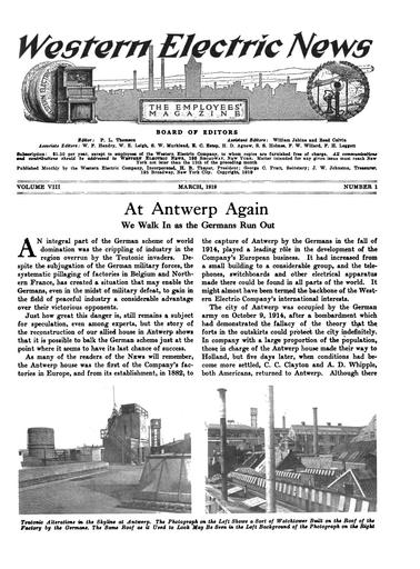 BTM Antwerp - German Occupation - WWI